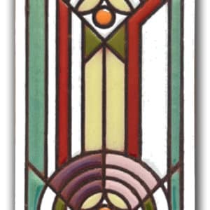 3"x6" Ceramic Tile-Frank Lloyd Wright-April Showers