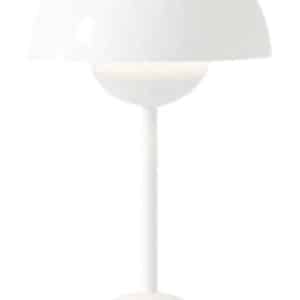 LAMP FLOWERPOT WHITE