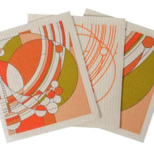 Frank Lloyd Wright March Balloons Dish Cloths