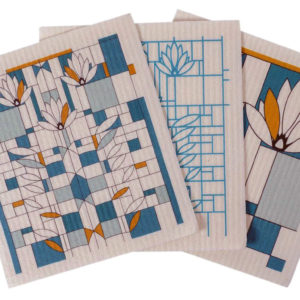 Frank Lloyd Wright Water Lilies Dish Cloth