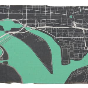 DC Rivers Canvas Placemat 15x12