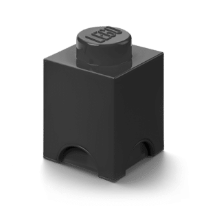 Blsck Storage Brick, 1 Knob (Square)