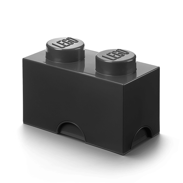 Brick 2 Black Lego Storage