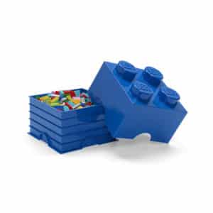 Brick 4 Bright Blue Lego Storage