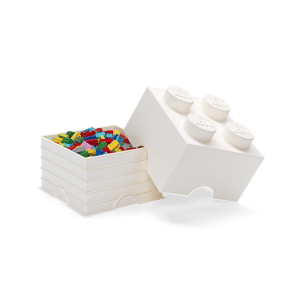 Brick 4 White Lego Storage