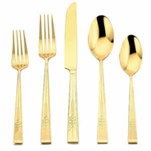 Frank Lloyd Wright Gold Tree of Life Dinnerware
