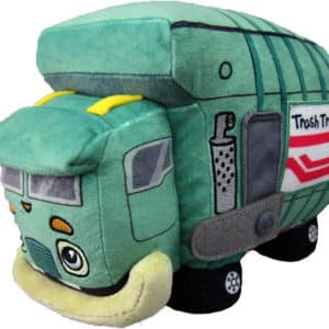 Plush Trash Truck 11"