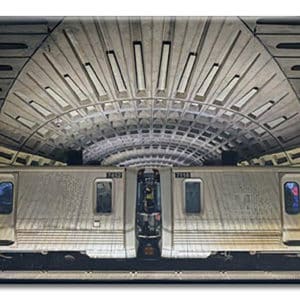 Brutalism Magnet Metro