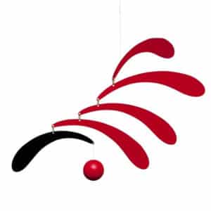 Flowing Rhythm Red Mobile