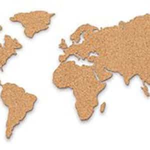 Corkboard World Map