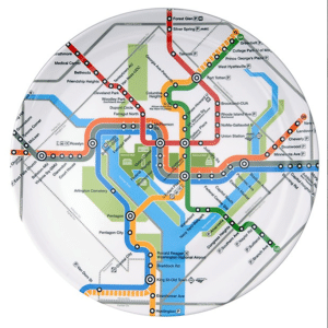 DC Metro Plate 9"