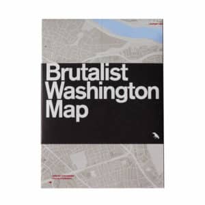 Brutalist Washington Map