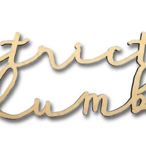 SIGN DC SILOUHETTE FLOATING SCRIPT