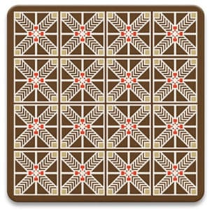 Frank Lloyd Wright Robie I Trivet Brown