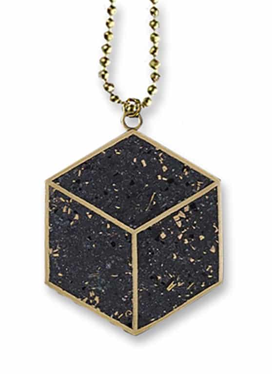 Hex Necklace - Carbon