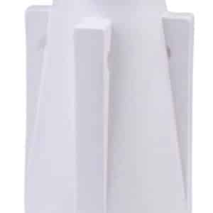 Teco Buttress Vase #4 - matte white