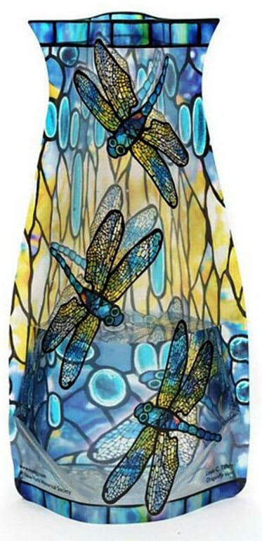 Louis C. Tiffany Dragonfly Expandable Vase