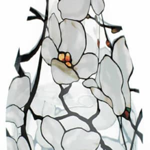 Louis C. Tiffany Magnolia Window Expandable Vase