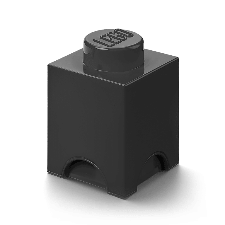 167449 Brick 1 Black Lego Storage