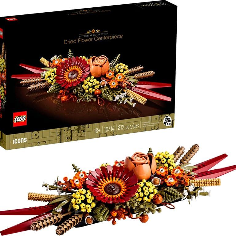 168386 Lego Dried Flower Centerpiece