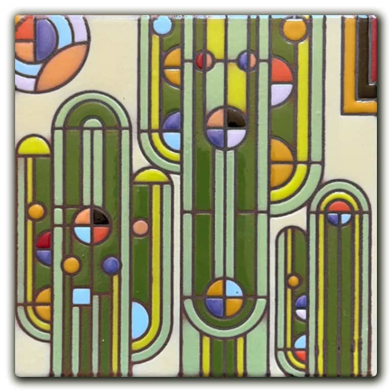 170283 Tile 6x6 Flw Saguaro Forms