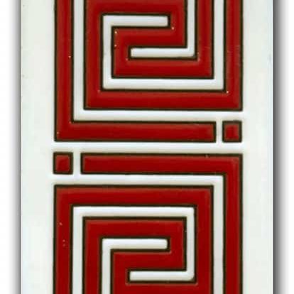 170285 Tile 3x6 Flw Whirling Arrow