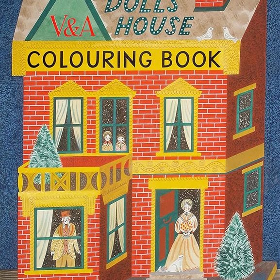 20908 V&amp;a Dolls House Colouring Book