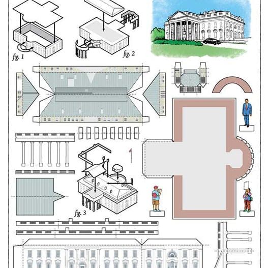 31669 White House Postcard