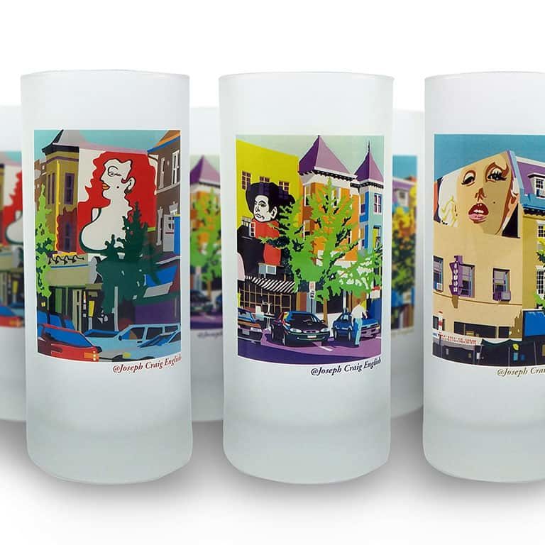 79880 Adams Morgan Glasses Set Of 6