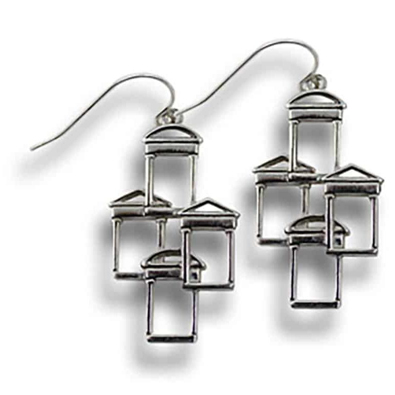 81669 Nbm Window Earrings Multi Pediment Sm