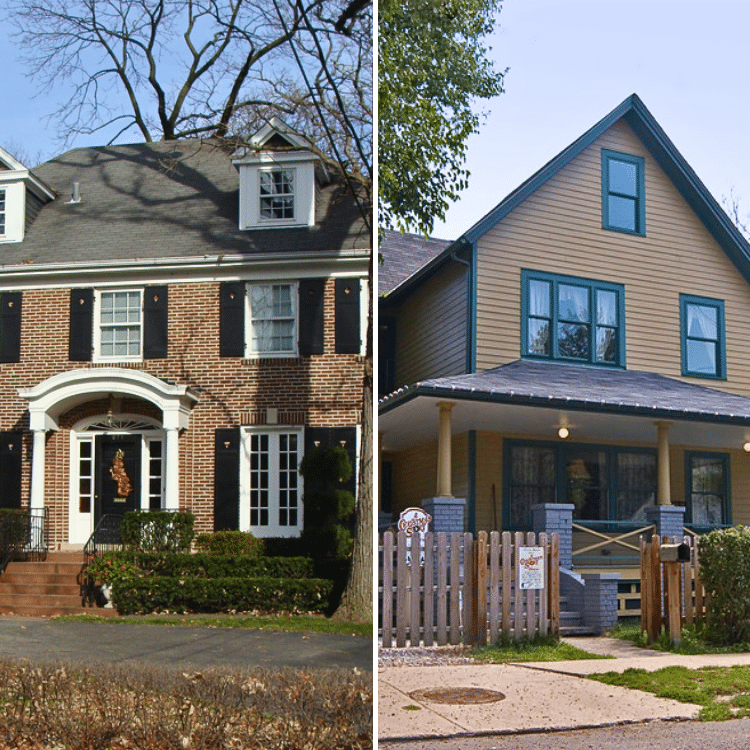 Houses from holiday movies