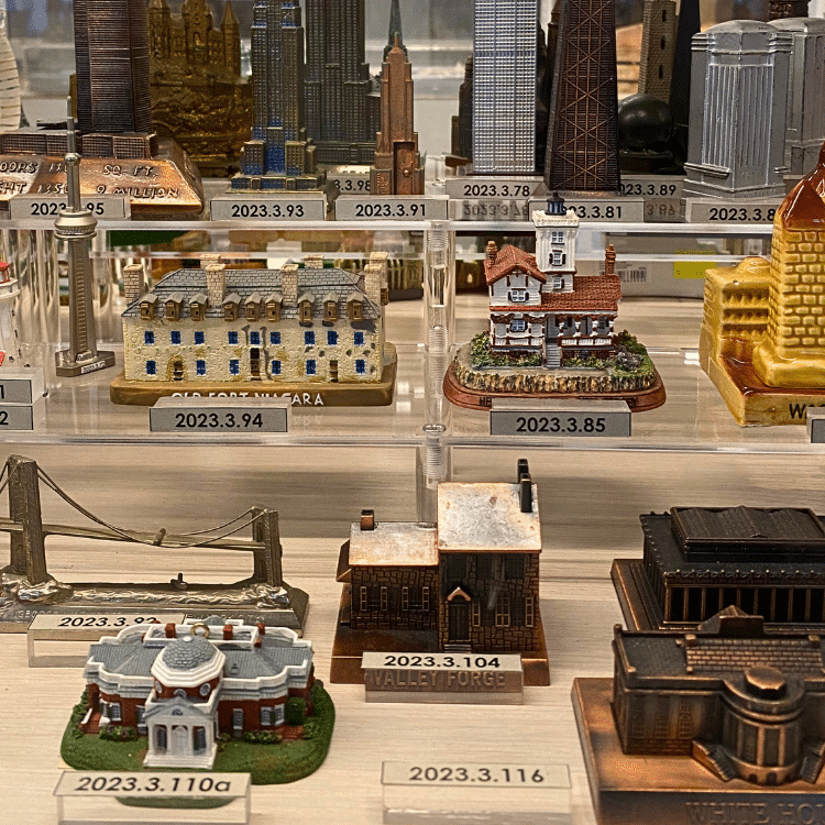 Items on display in Visible Vault.